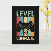 30e Verjaardagscadeau Jongens Mannen Niveau 30 199 Kaart (Gele Bloem)