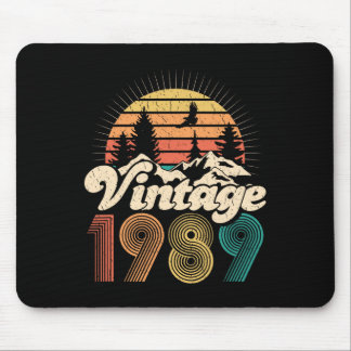 30e verjaardagscadeaus - Vintage 1989 Wandelen Vro Muismat
