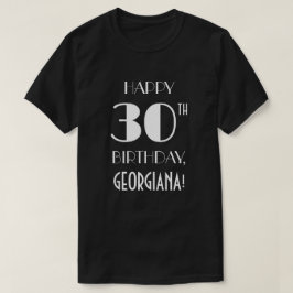 30e verjaardagsfeest - Art Deco Geïnspireerd Look  T-shirt