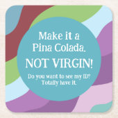 30e verjaardagsfeest dertig flirten en bloeien kartonnen onderzetters (Voorkant)