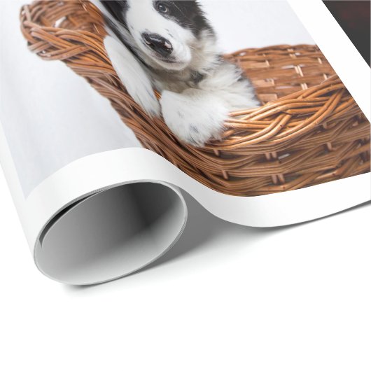 30e verjaardagsfeest foto collage vrouw wit cadeaupapier (Rol Hoek)