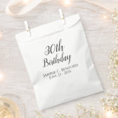 30e verjaardagsfeest gepersonaliseerde gunst trakt bedankzakje (Geknipt)