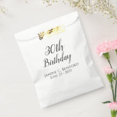 30e verjaardagsfeest gepersonaliseerde gunst trakt bedankzakje (Gezegeld)