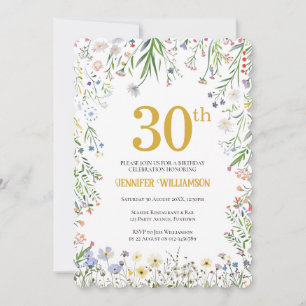 30e Verjaardagsfeest tuin Kaart