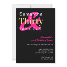 30e verjaardagsfeestje Dertig en Fabulous