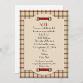 30e verjaardagsfeestje formele uitnodiging voor ma (Voorkant / Achterkant)