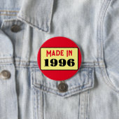 30e verjaardagsfeestje geboren 1996 30 pin ronde button 7,6 cm (In situ)