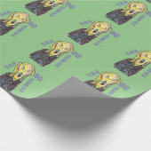 30e verjaardagsfeestje grappig The Scream OMG Wrap Cadeaupapier (Hoek)