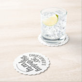 30e verjaardagsfeestje papier Onderzetter (Insitu)