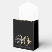 30e verjaardagsfeestje Sparkles Gold Bedankdoosjes (Geopend)