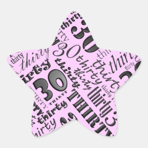 30e verjaardagsfeestje Sticker