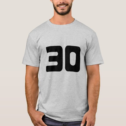 30e verjaardagsfeestje T-shirt (Voorkant)