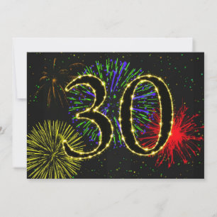 30e verjaardagsfeestje uitnodigen kaart