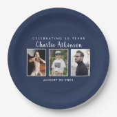 30e verjaardagsfoto, bord (Voorkant)