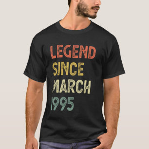 30e verjaardagslegende sinds maart 1995 t-shirt