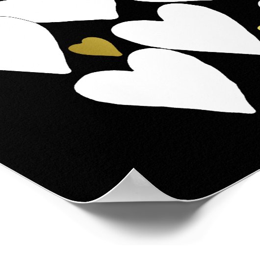 30e verjaardagsposter - 30 redenen waarom we van j poster (Hoek)