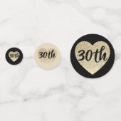 30e verjaardagstafel confetti (Voorkanten)