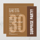 30e verrassingsdag moderne versie voor hem gerecyc kaart (Voorkant / Achterkant)