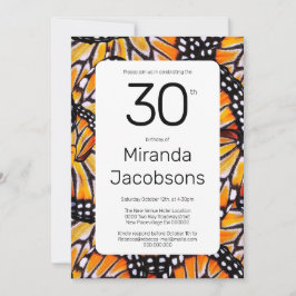 30e vlinder vleugels kleurrijke moderne gewoonte kaart