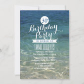 30e zand- en Zee-zomervakantie Kaart (Voorkant)