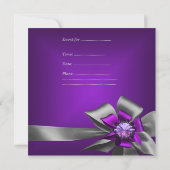 30e Zebra Paarse zwarte luipaard Kaart (Achterkant)