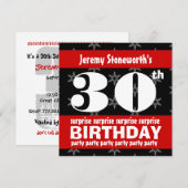 30e ZUIVERING Zilveren sterren B420 Kaart (Voorkant / Achterkant)