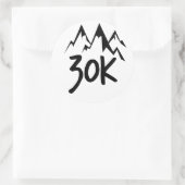 30K Run Ronde Sticker (Tas)