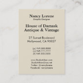 30s Valentijn Hartslag in rood Visitekaartje (Achterkant)