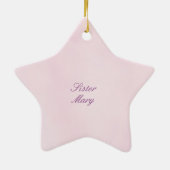 30ste Jubileum van het Religieuze Leven Katholieke Keramisch Ornament (Achterkant)