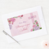 30ste Jubileum van het Religieuze Leven Katholieke Rechthoekige Sticker (Envelop)