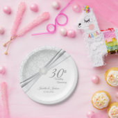  30ste Pearl Wedding Jubileum Design Papieren Bordje