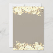 30ste trouwdag Rurale rozen Kaart (Achterkant)