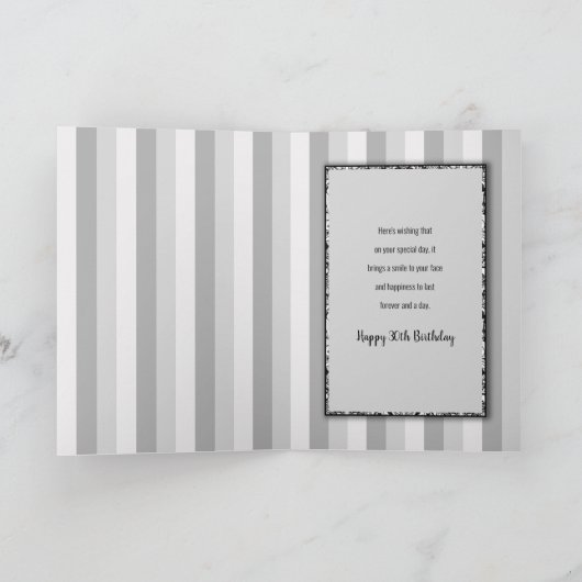 30ste Verjaardag, Cake van het Patroon van 3 Rij Kaart (Binnen)