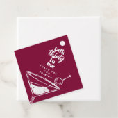 30ste verjaardag Cocktail Party Bedankjes Labels (In situ)