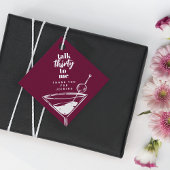 30ste verjaardag Cocktail Party Bedankjes Labels