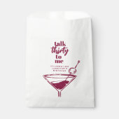 30ste verjaardag Cocktail Party Bedankzakje (Voorkant)