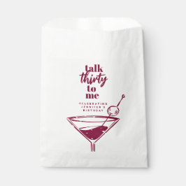 30ste verjaardag Cocktail Party Bedankzakje