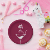 30ste verjaardag Cocktail Party Papieren Bordje (Feest)