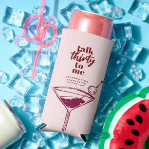 30ste verjaardag Cocktail Party Seltzer Blikjeskoeler