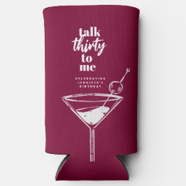 30ste verjaardag Cocktail Party Seltzer Blikjeskoeler