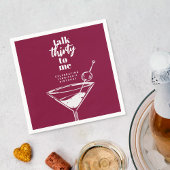 30ste verjaardag Cocktail Party Servet