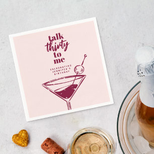 30ste verjaardag Cocktail Party Servet
