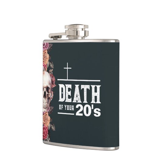 30ste verjaardag: "Dood van je 20ste" Heupfles (Links)