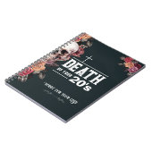 30ste verjaardag: "Dood van je 20ste" Notitieboek (Linkerzijde)