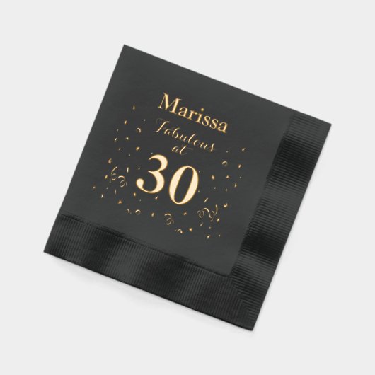 30ste verjaardag Fabulous op 30 Folie Servetten (Links)