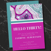 30ste verjaardag feest kaart