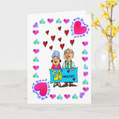 30ste verjaardag - Parel Kaart (Gele Bloem)