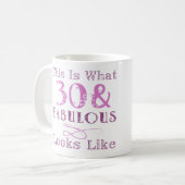 30ste verjaardag voor haar koffiemok (Voorkant links)