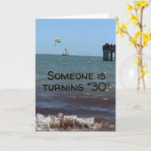 ***30ste VERJAARDAG*** WENSEN VOOR "BESTE NOG" Kaart (Gele Bloem)