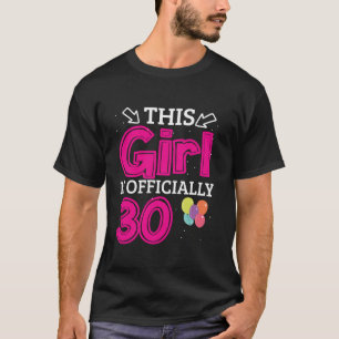 30ste verjaardagsfeestje Deze meisjes is officieel T-shirt